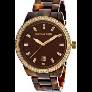 Michael Kors Tortoise Ritz Watch 37mm MK5254